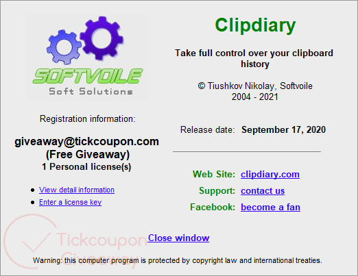 Clipdiary license code free
