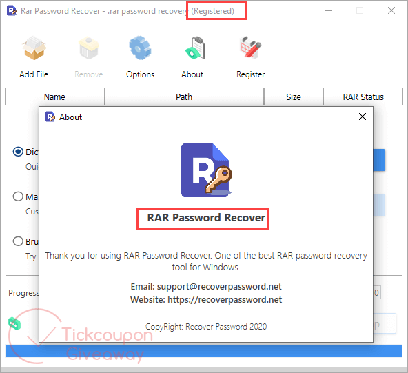 rar password recovery giveaway
