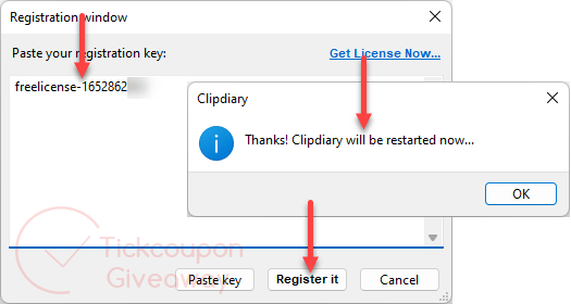 register ClipDiary