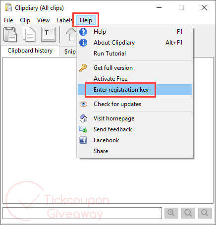 clipdiary registration key