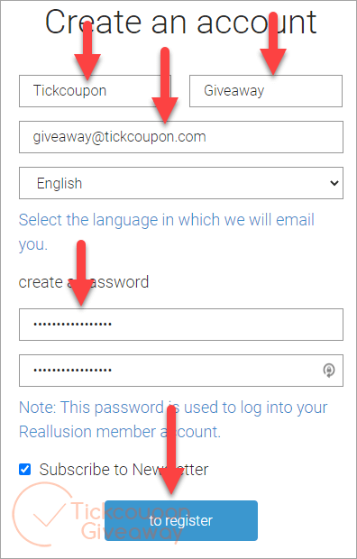 create account crazytalk animator