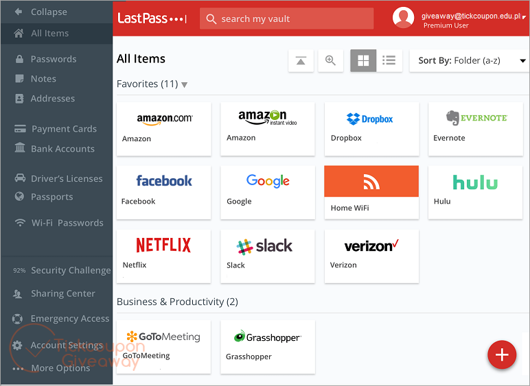 giveaway lastpass premium