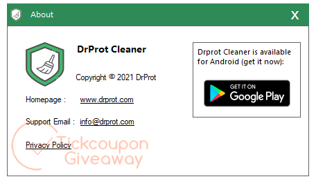 about drprot cleaner