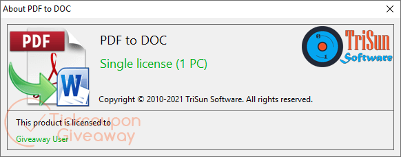 about trisun pdf to doc