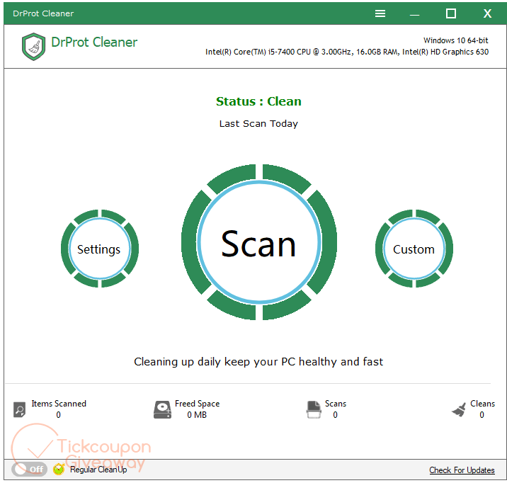 drprot cleaner giveaway