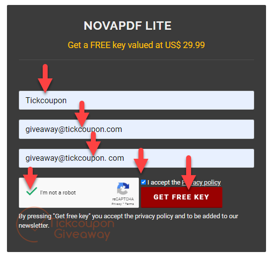 Get License Key novaPDF Lite get license key novapdf lite