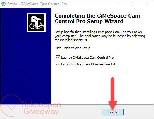 install gimespace cam control pro