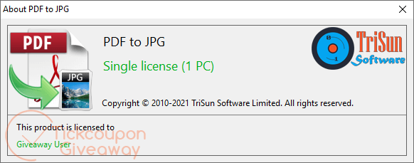 About TriSun PDF to JPG