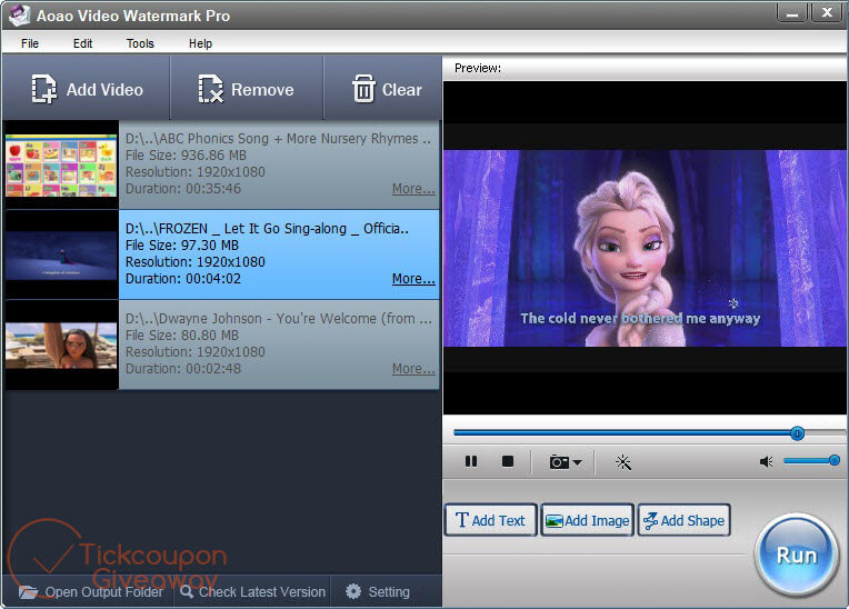 Aoao Video Watermark Pro Giveaway Aoao Video Watermark Pro Giveaway