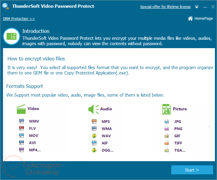 ThunderSoft Video Password Protect Giveaway