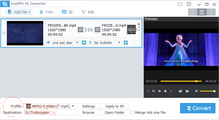 Giveaway AnyMP4 4K Converter
