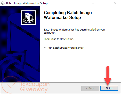 Install Batch Image Watermarker Professional