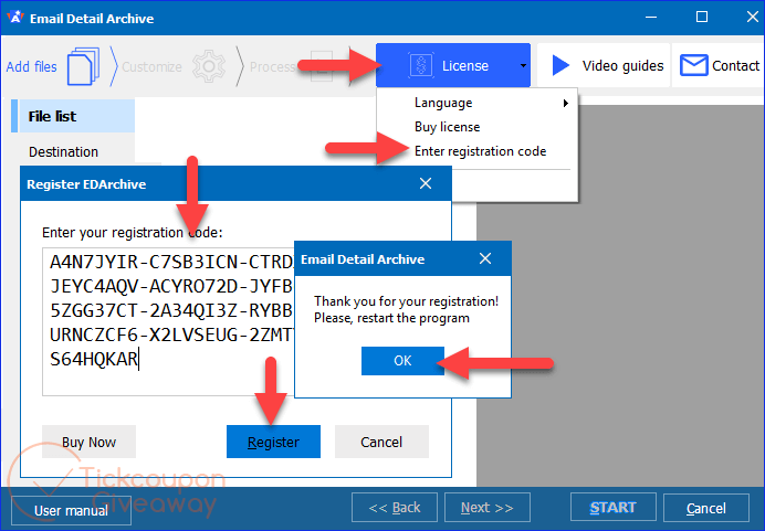 Register Email Detail Archive