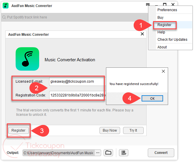 audfun spotify music converter license key free audfun spotify music converter license key free