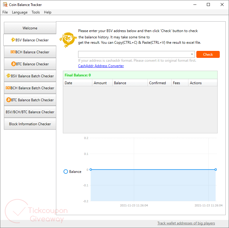 Coin Balance Tracker Pro License Code for Free