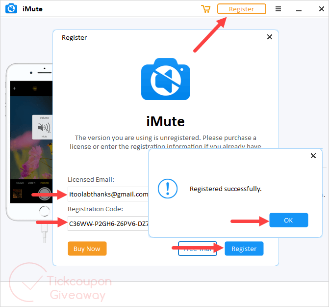 register itoolab imute