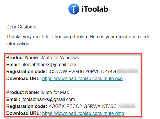 registration code itoolab imute