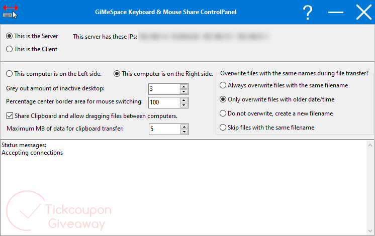 gimespace keyboard mouse share giveaway license code GiMeSpace Keyboard & Mouse Share Giveaway License Code