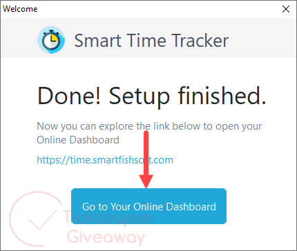 go to dashboard smart time tracker