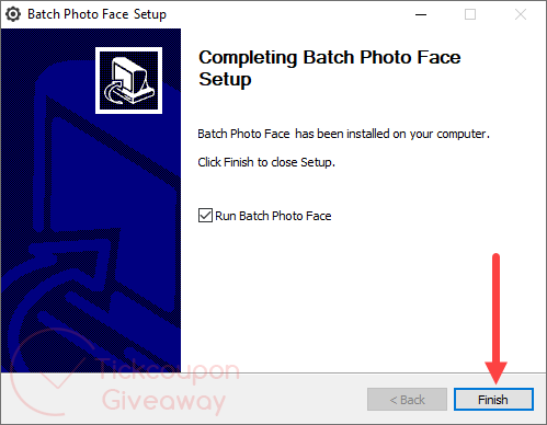 install batch photo face professional