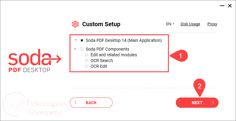 soda pdf 360 standard giveaway installation