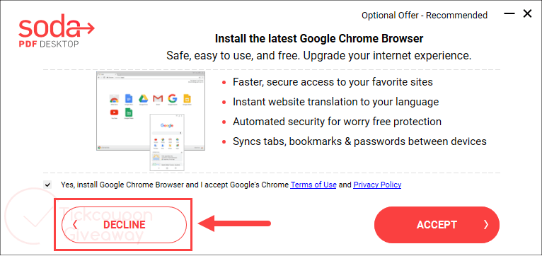 soda pdf 360 standard installation
