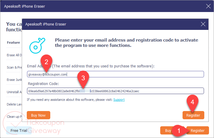 apeaksoft iphone eraser registration Apeaksoft iPhone Eraser Registration