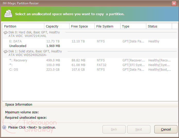 copy partition im magic partition resizer pro Copy Partition IM-Magic Partition Resizer Pro