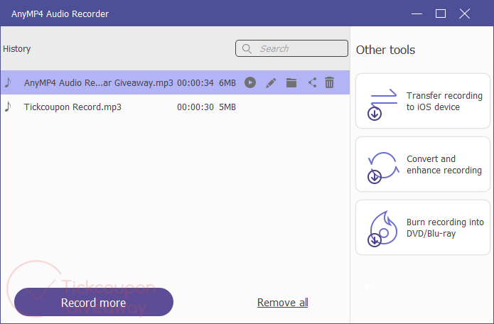 history anymp4 audio recorder history anymp4 audio recorder