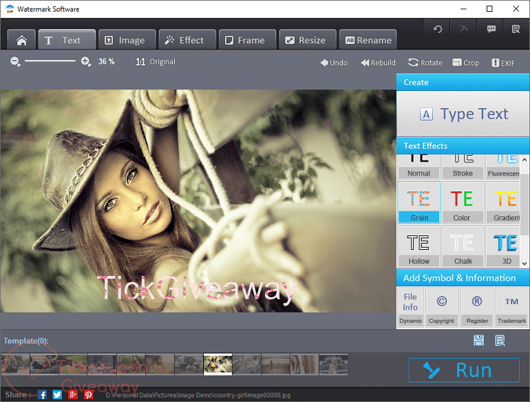 Photo Watermark Software License Key Free
