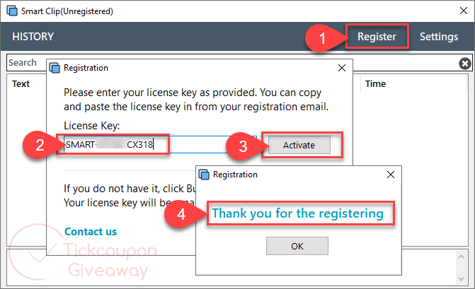 register smart clip register smart clip