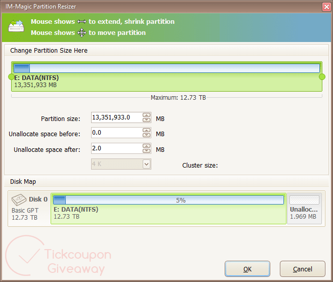resize partition im magic partition resizer pro Resize IM-Magic Partition Resizer Pro