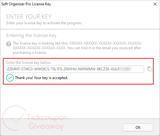 soft organizer pro giveaway license code