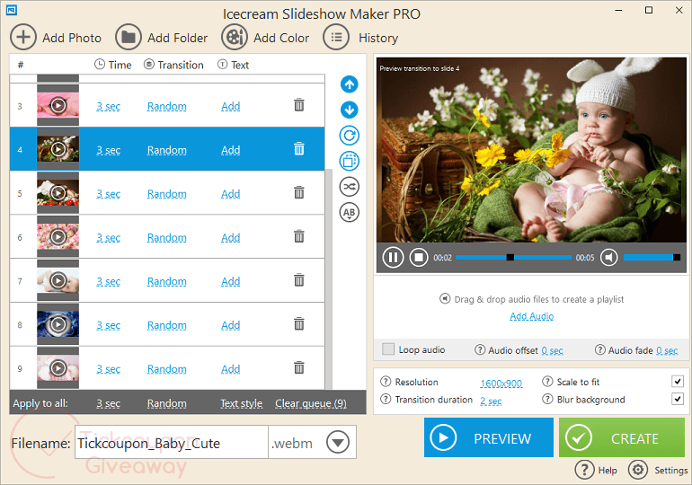 Icecream Slideshow Maker Pro Giveaway License Code Free