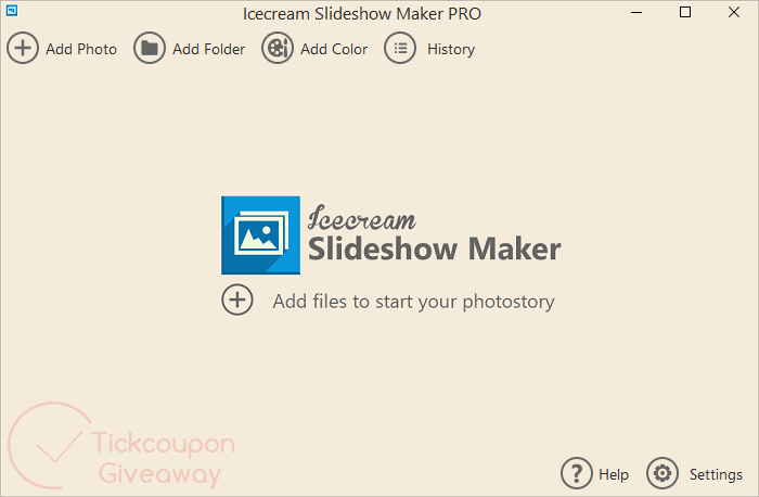 Icecream Slideshow Maker Pro Screenshot