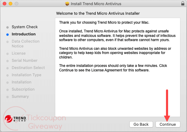 Install Trend Micro Antivirus for Mac 