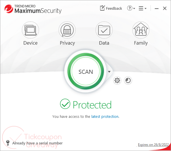 trend micro maximum security screenshot giveaway key for free Trend Micro Maximum Security Screenshot Giveaway Key for Free