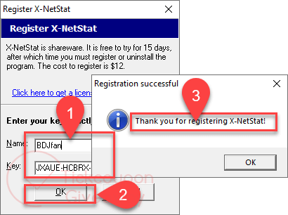 Register X-NetStat Lite 