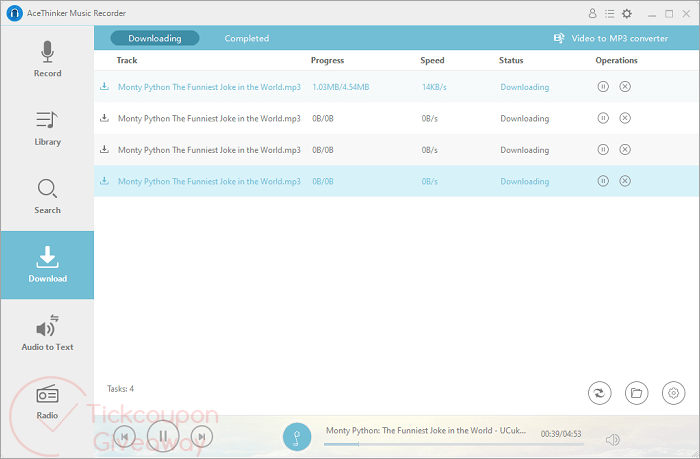 Download Acethinker Music Recorder