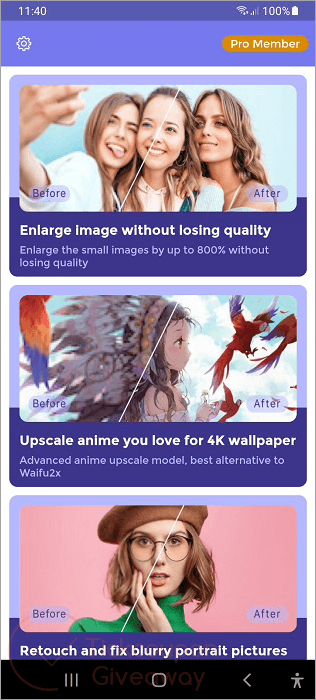 Vertexshare AI Enlarger Free License Code Screenshot
