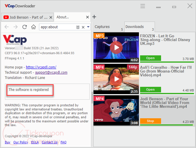 About VCap Downloader PRO