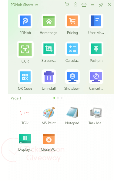 pdnob shortcuts giveaway free license code
