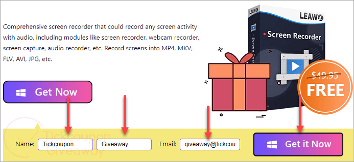 get leawo screen recorder license