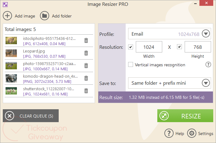 Icecream Image Resizer Pro Giveaway Free License Key
