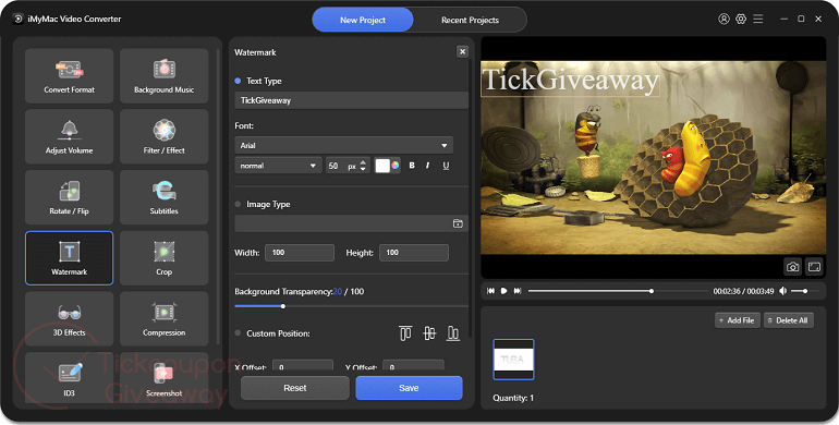 imymac video converter watermark imymac video converter watermark