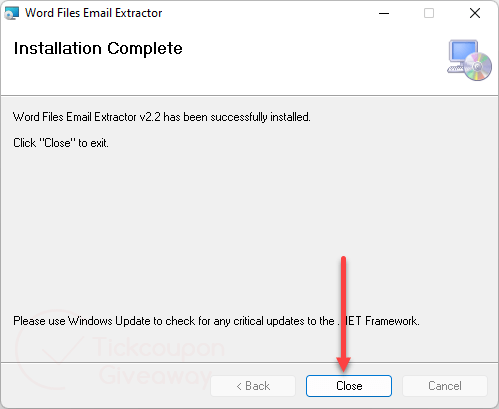 install word documents email