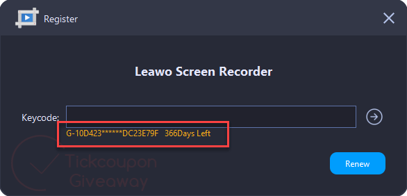 subscription leawo screen recorder