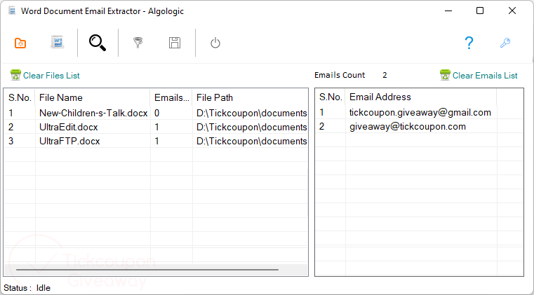 Word Documents Email Extractor Giveaway Free License Code