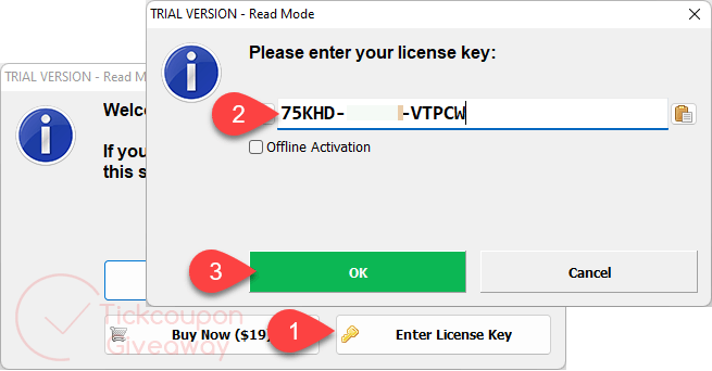 register vovsoft read mode