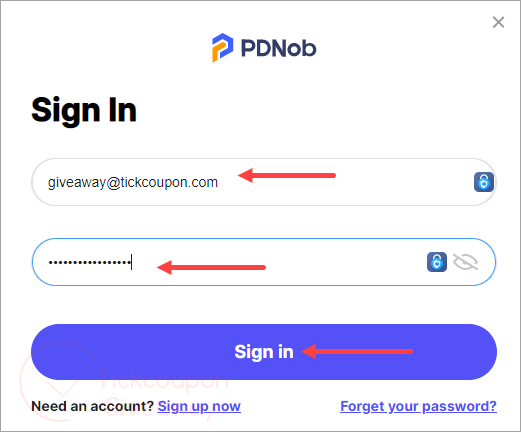 sign in pdnob mindmap